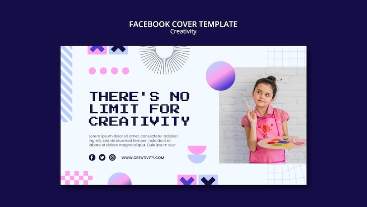 PSD gratuito progettazione del modello di creatività