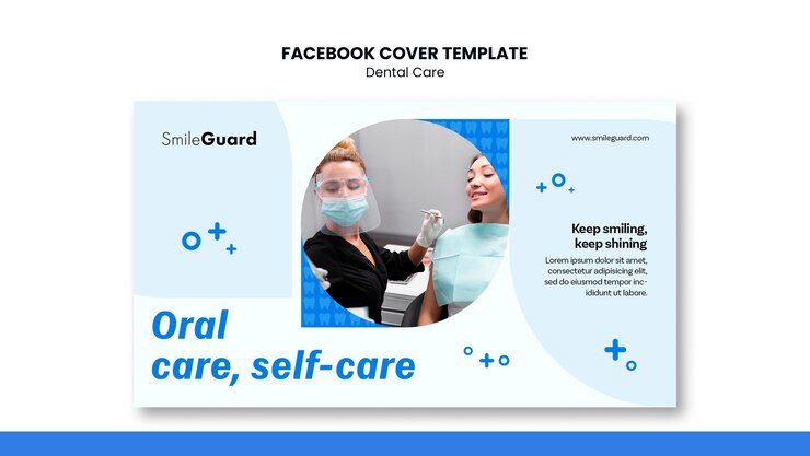 PSD gratuito progettazione del modello di cura dentale