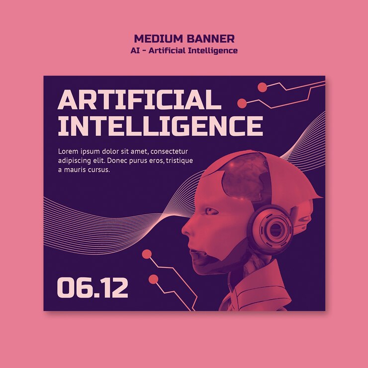 PSD gratuito progettazione del modello di intelligenza artificiale