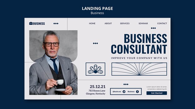 Progettazione del modello di pagina di destinazione aziendale