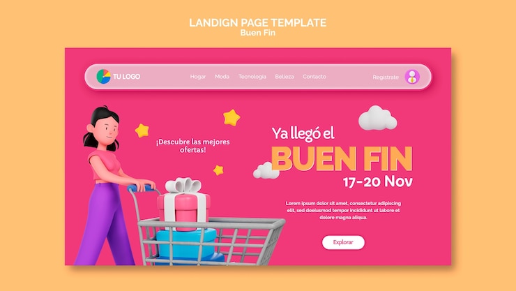 PSD gratuito progettazione del modello di pinna buen