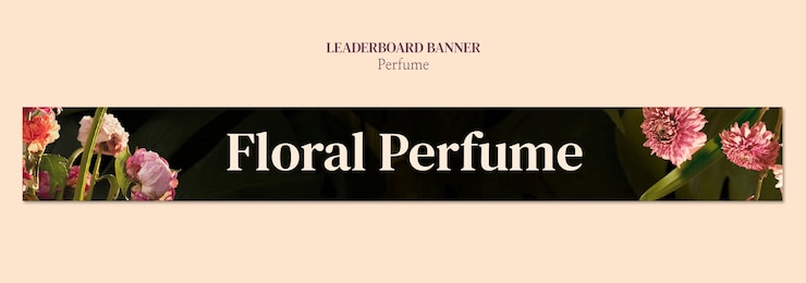 PSD gratuito progettazione del modello di profumo