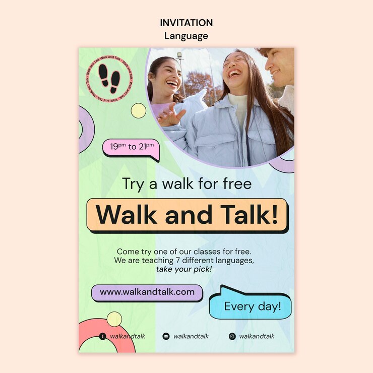 PSD gratuito progettazione del modello linguistico
