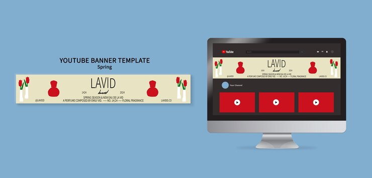 PSD gratuito progettazione del modello primaverile