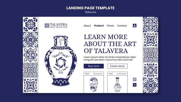 PSD gratuito progettazione del modello talavera