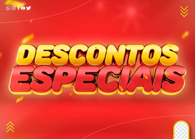 Promoción de la semana de sellos de 3D ofertas de supermercado mes enero super ofertas ofertas da semana
