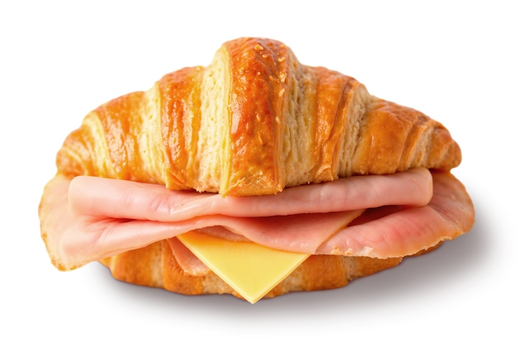 PSD gratuito prossimo piano sul panino appetitoso