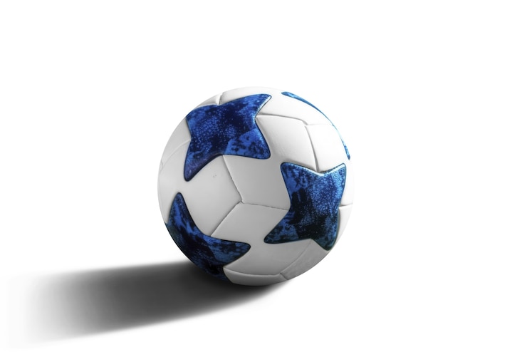PSD gratuito prossimo piano sulla palla da calcio