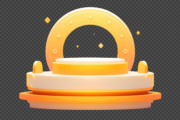 Gratis PSD psd 3d render podiumpodium