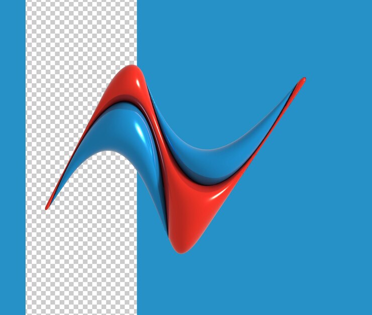 PSD Gratis psd transparan tipografi logo web abstrak