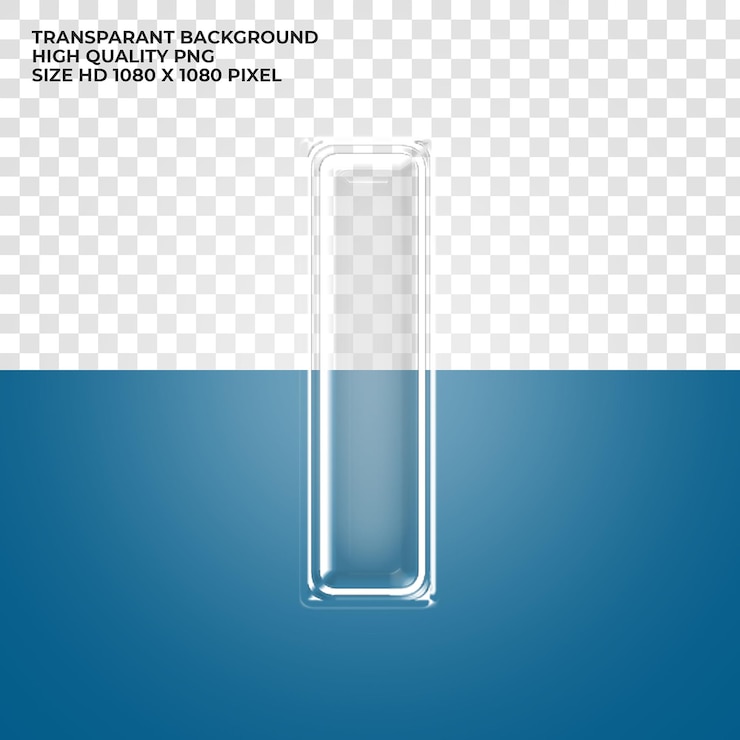PSD Transparante Alfabetletter