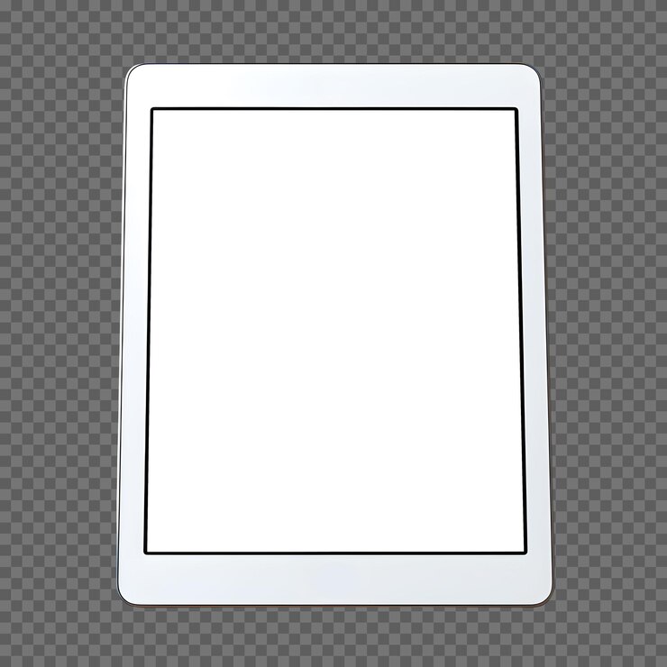 Gratis PSD psd witte digitale tablet mockup geïsoleerd