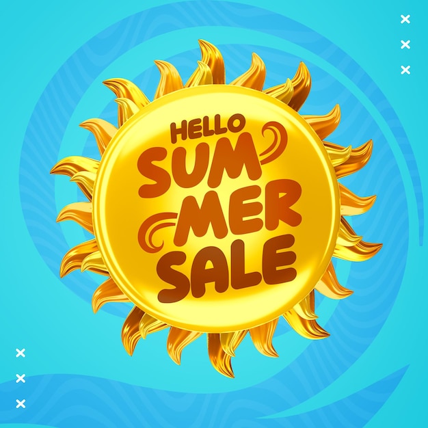 publicación en redes sociales hola oferta de verano