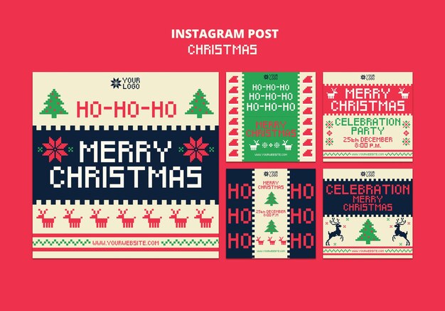 Las publicaciones de Instagram de la celebración de Navidad