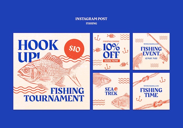 Las publicaciones de Instagram de la hora de la pesca