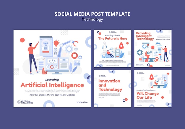 Publicaciones de instagram de inteligencia artificial