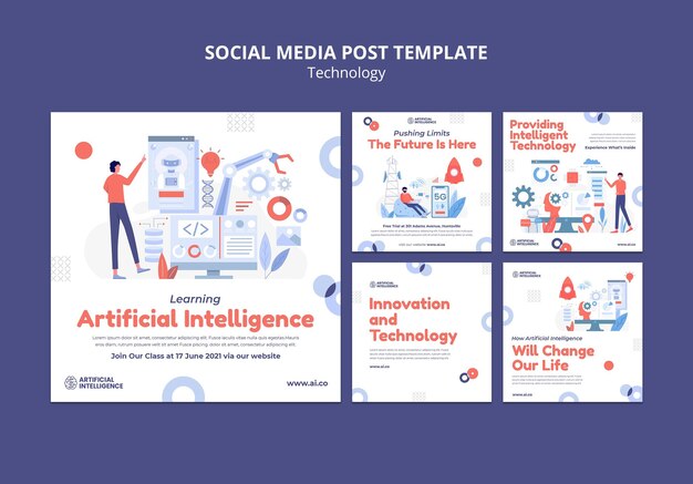 Publicaciones de instagram de inteligencia artificial