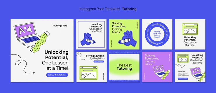 Publicaciones en Instagram del servicio de tutoría