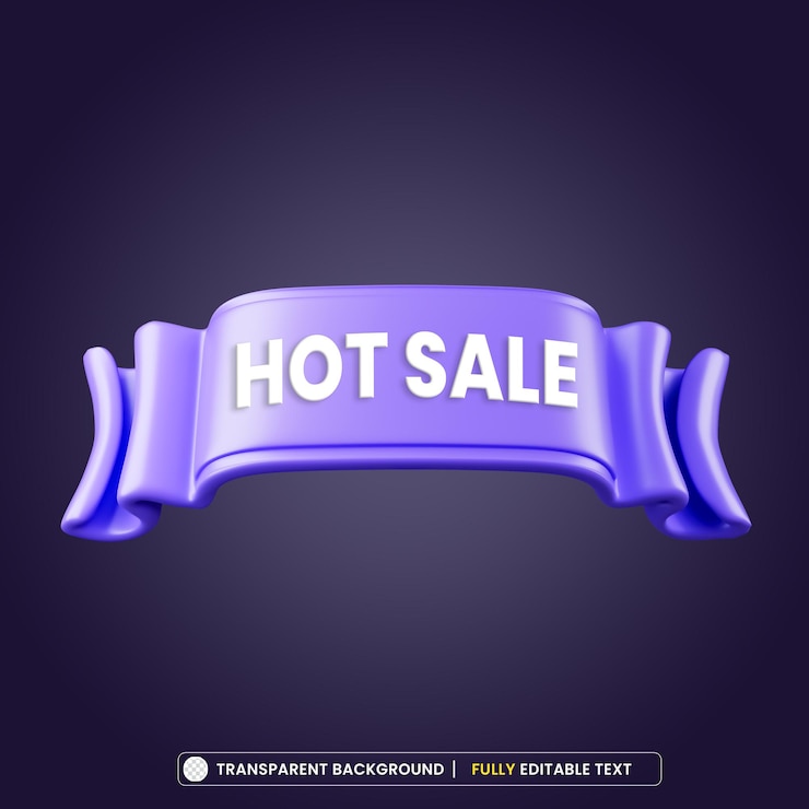 PSD Gratis purple hot sale ribbon promotion banner