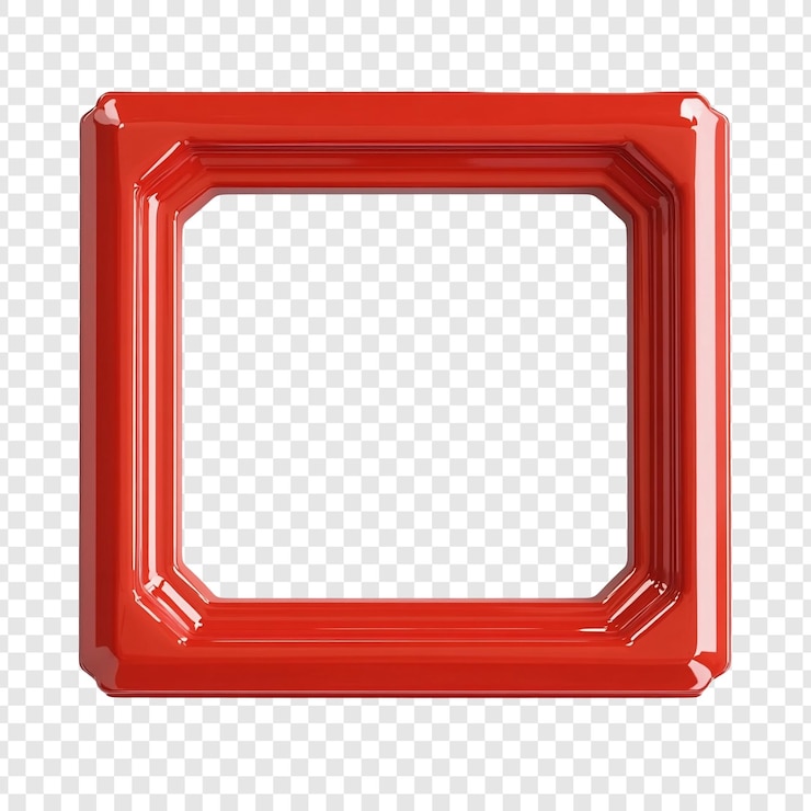 PSD gratuito quadro rosso vibrante un design pulito e moderno