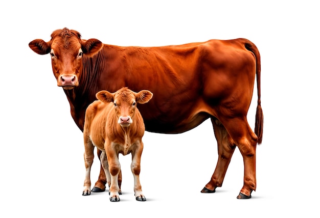Qué hermosa foto de una vaca.