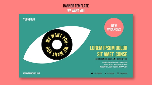 Queremos tu plantilla de banner