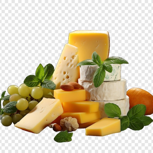 PSD gratuito queso vegano aislado sobre fondo transparente