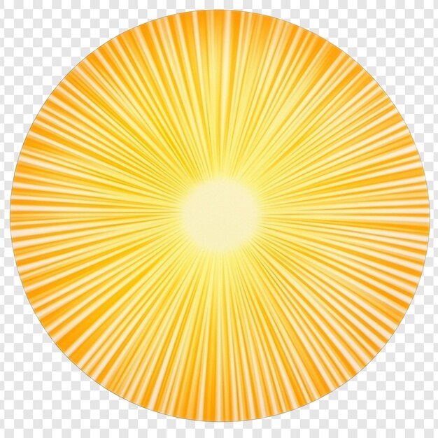 Radiante estallido de sol una sinfonía circular de tonos dorados