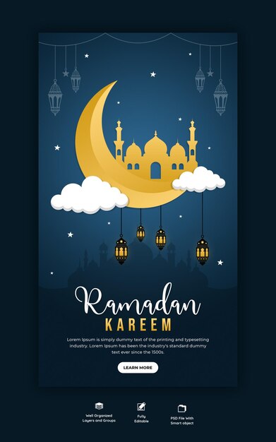Ramadán Kareem festival islámico tradicional historia religiosa de Instagram