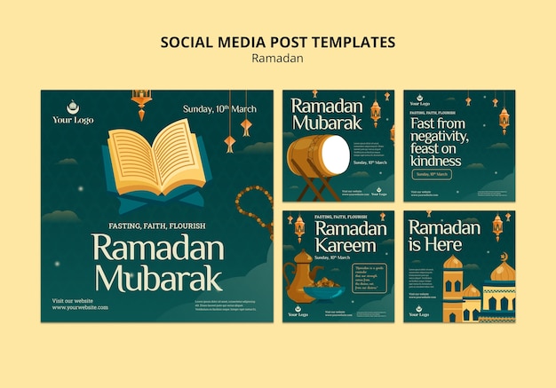 Ramadan viering instagram-berichten