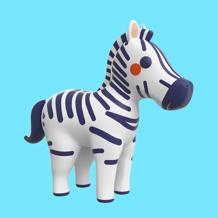 PSD gratuito rappresentazione 3d dell'animale selvatico