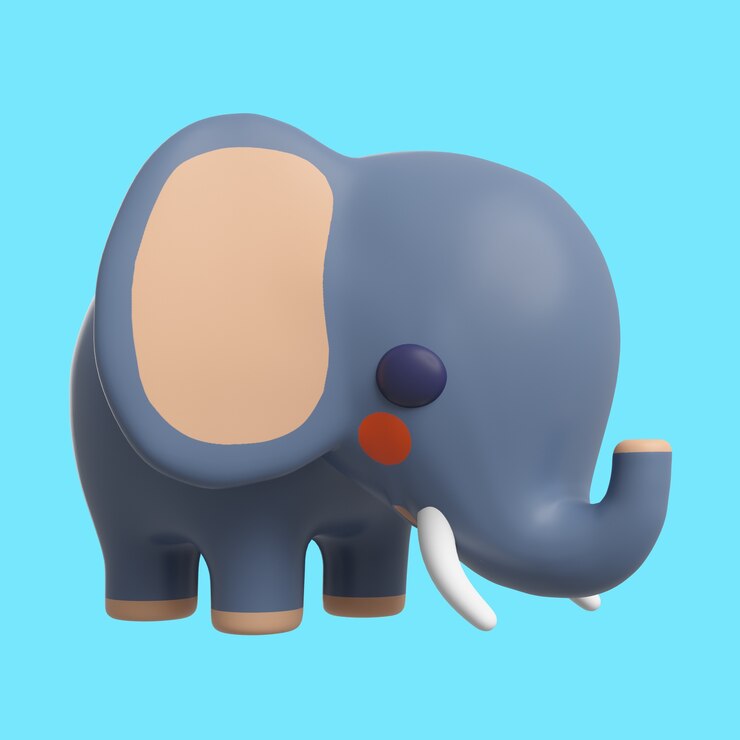 PSD gratuito rappresentazione 3d dell'animale selvatico