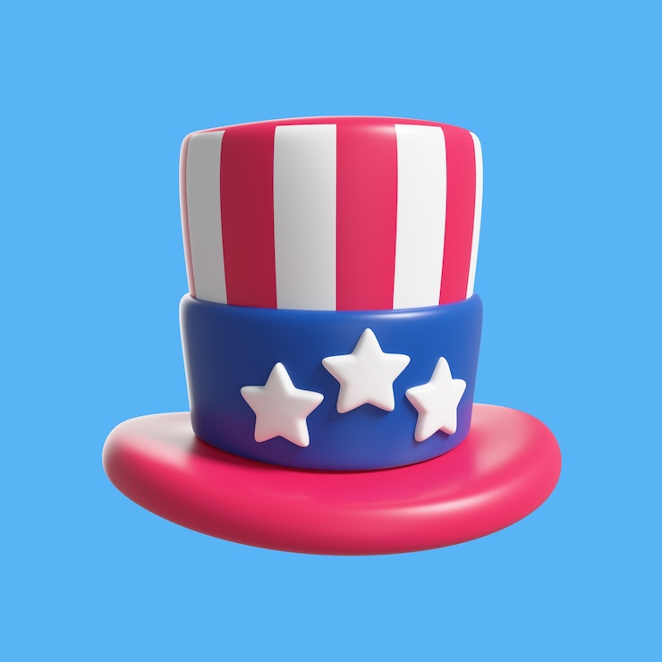 PSD gratuito rappresentazione 3d dell'icona usa