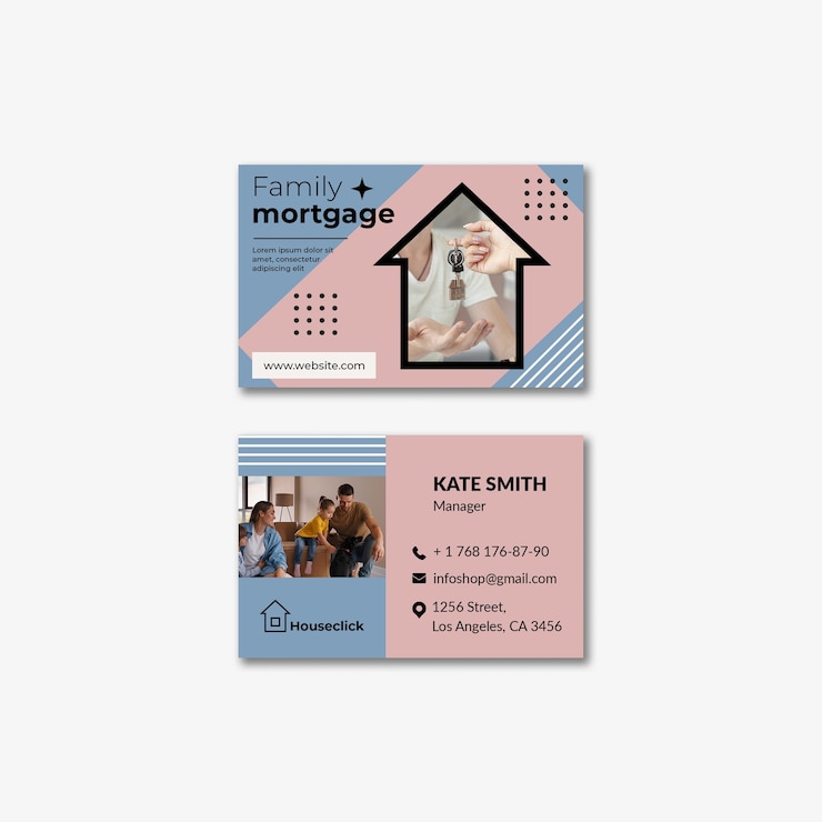 PSD Gratis real estate and building business card