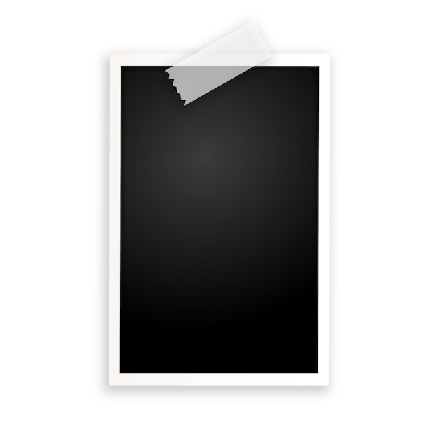 realistic photo frame design