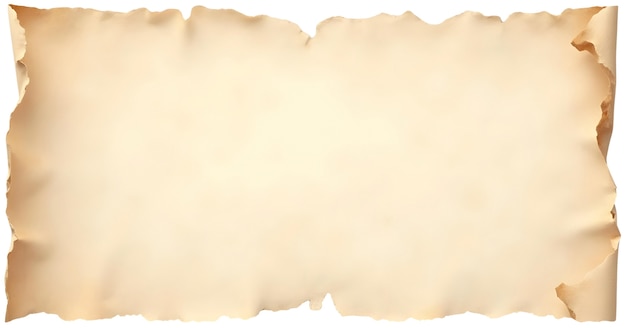 Realistisch gerold perkamentpapier geïsoleerd