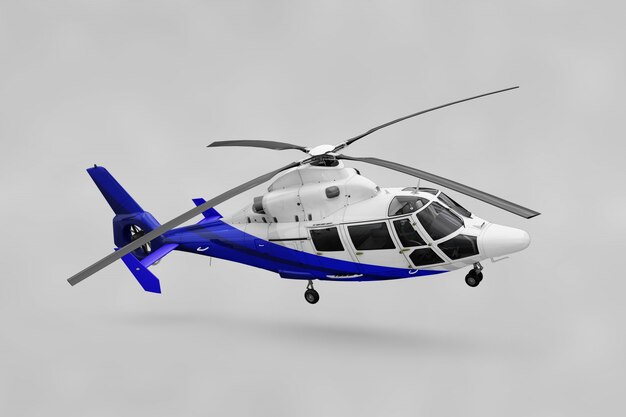 Realistische helikoptermockup