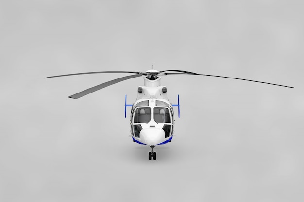 Realistische helikoptermockup