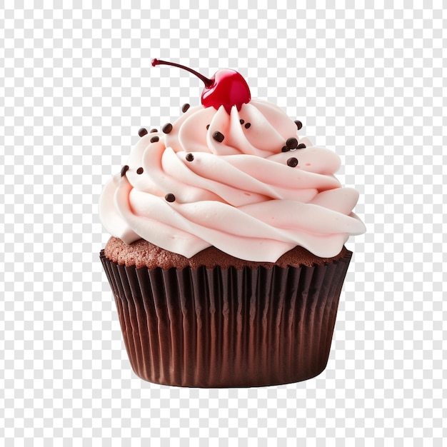 Recién cupcake png aislado sobre fondo transparente