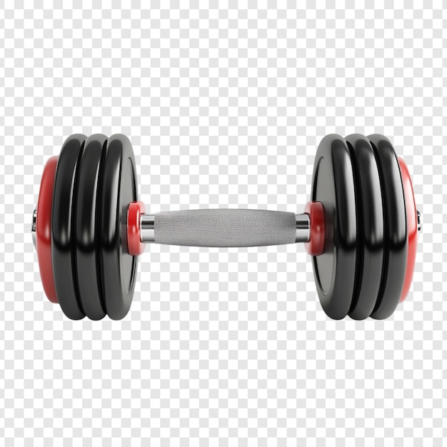 Red y Black Dumbbell Fitness Entrenamiento de fuerza Entrenamiento Gimnasio
