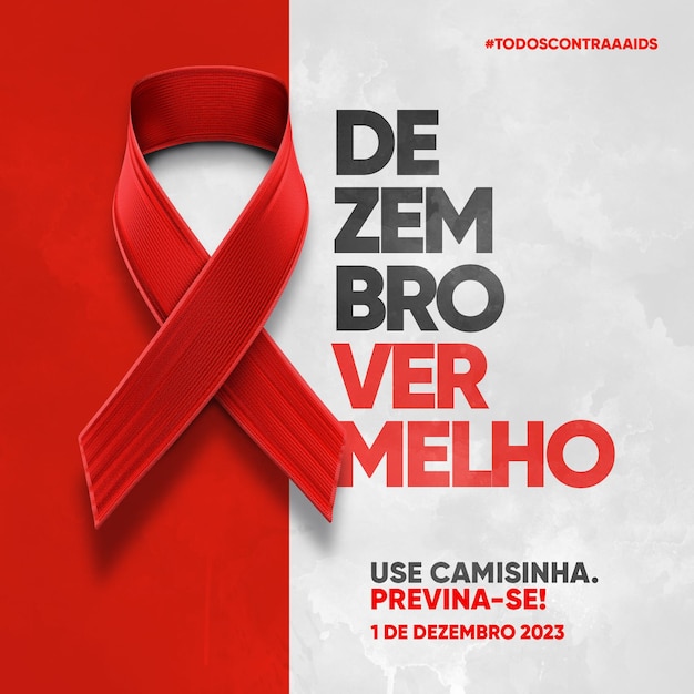 PSD gratuito las redes sociales alimentan el diciembre rojo, todos contra el sida