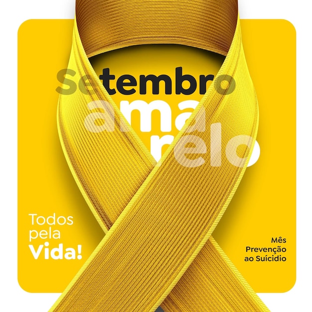 PSD gratuito las redes sociales alimentan a yellow september todo por la vida