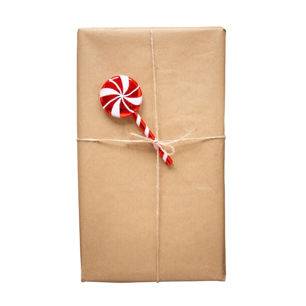 El regalo de Navidad aislado.
