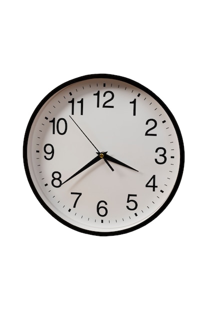 Reloj de pared aislado