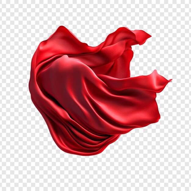 El remolino de seda carmesí Un estudio en la tela drapeada