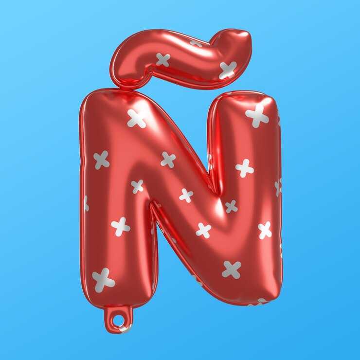 PSD Gratis render 3d dari ikon abc