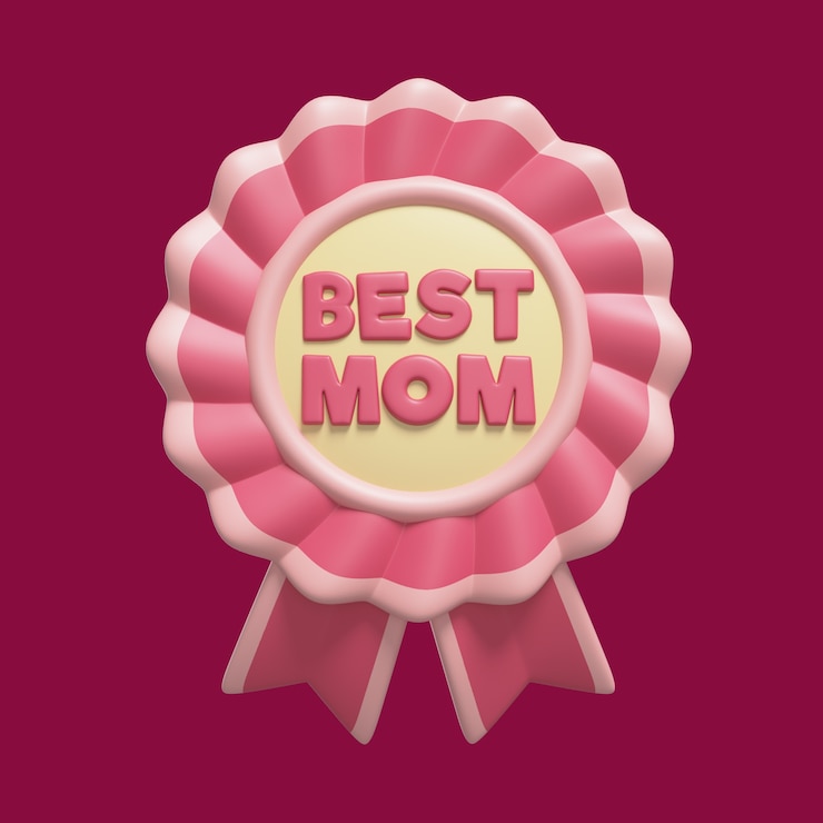 PSD Gratis render 3d dari ikon hari ibu