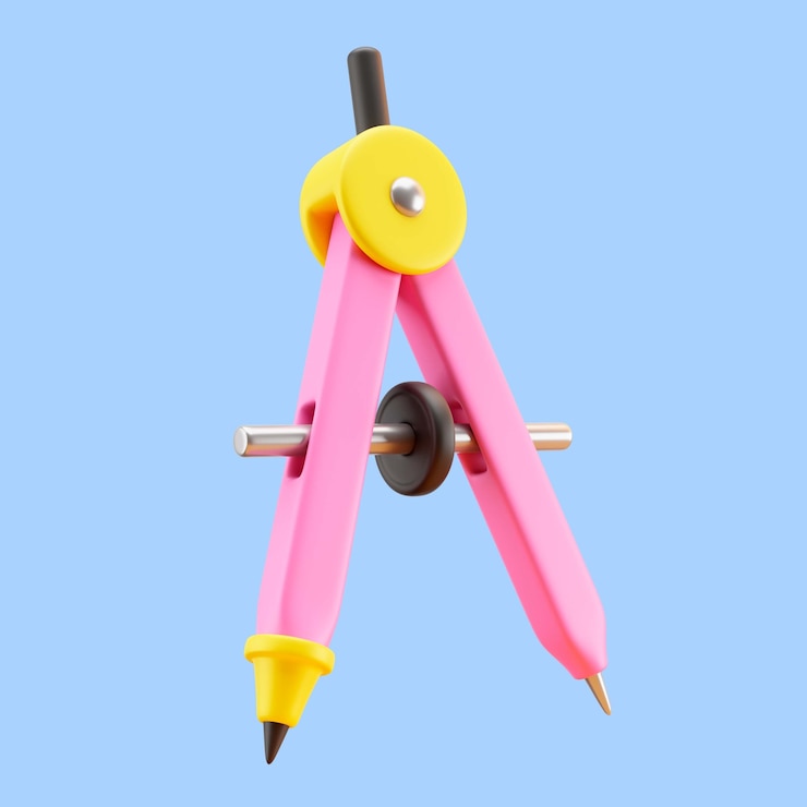 PSD Gratis render 3d dari ikon kembali ke sekolah