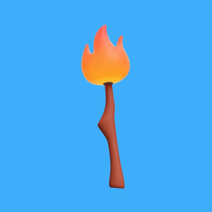 PSD Gratis render 3d dari ikon prasejarah