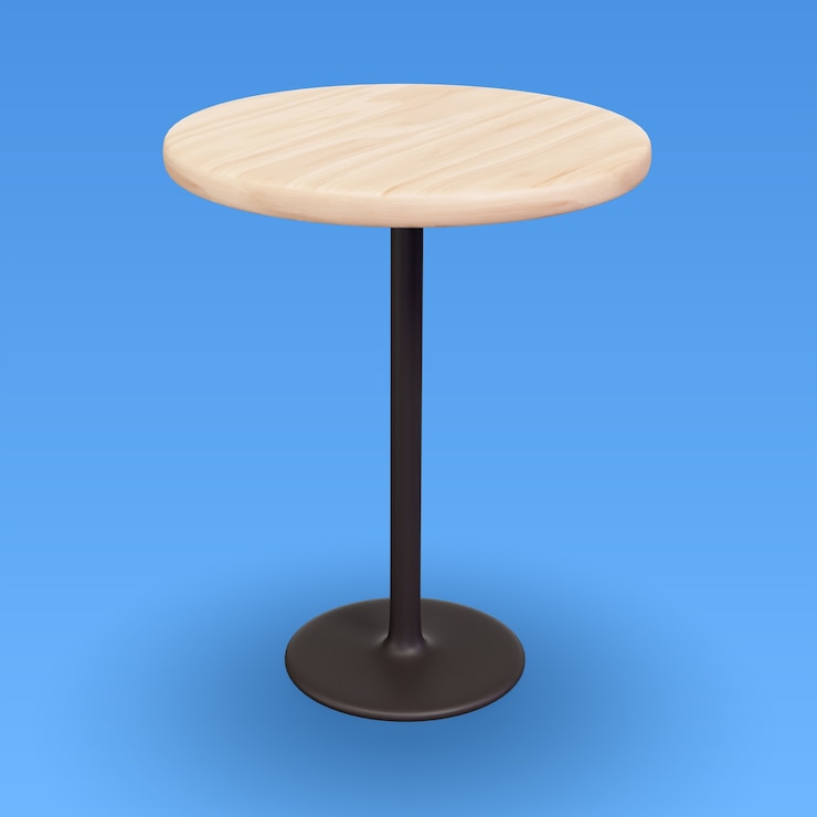 PSD Gratis render 3d ilustrasi furnitur bisnis